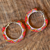 Beaded Hoops by Beads Over Diamonds
