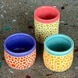 Ceramic Spotted Cups by Mehgan on the Moon