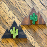 Mountain Cutout Plaques by String & Stencil