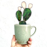 Stained Glass Cactus by Goodness Glass