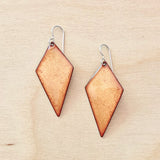 Enameled One-Piece Earrings by Little Toro Designs