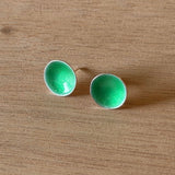 Enameled Dot Earrings by Little Toro Designs