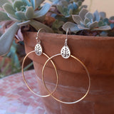Mixed Metal Hoops by Cactus Bloom Design