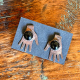Gemstone Copper Earrings by Bohemian Behavior
