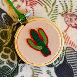 Hand Stitched Ornaments by Mehgan on the Moon