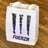 Fuerza Tote Bags by Alexclamation Ink