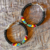 Beaded Hoops by Beads Over Diamonds