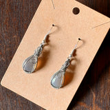 Handcrafted Cabochon Earrings by Gemstone Jackalope