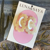 Acrylic and Polymer Earrings by Luna and Saya
