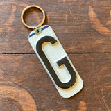 License Plate Key Ring by The Lost Highway Sign Company