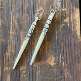 Bone Spike Earrings by Heliotrope