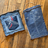 Reclaimed Denim Tapestries by Trasherella