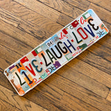 License Plate Signs by the Lost Highway Sign Company
