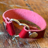 Leather Heart Bracelets by Misa Gonzales