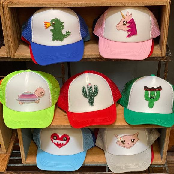 Kids Trucker Hats by Monster Booty Threads