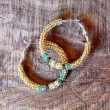 Beaded Hoops by Beads Over Diamonds