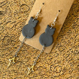 Handmade Halloween Earrings by Gemstone Jackalope