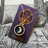 Cross-stitched Pendant Necklaces by The Stitching Hour