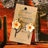 Desert Dreaming Ceramic Earrings by Tough Kitty Designs