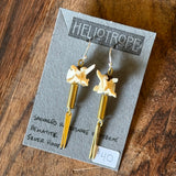 Bone Accent Earrings by Heliotrope