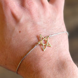 Adjustable Rhodium Bracelets by A Nice World