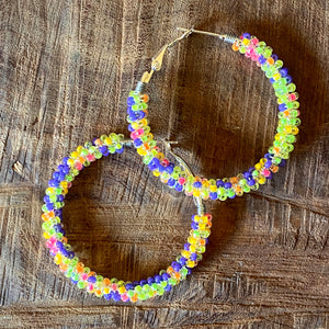 Beaded Hoops by Beads Over Diamonds