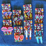 Hand Painted Earrings by Tracy Brown