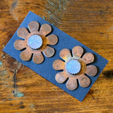 Gemstone Copper Earrings by Bohemian Behavior