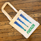 Fuerza Tote Bags by Alexclamation Ink