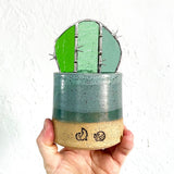 Stained Glass Cactus by Goodness Glass
