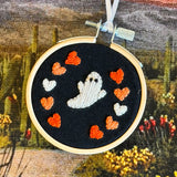 Hand Stitched Ornaments by Mehgan on the Moon