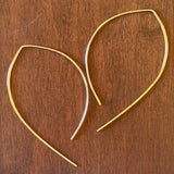 Wishbone Earrings by Lumenrose