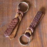 Bison Leather Key Fobs by Halo Halo Creations*