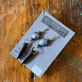 Glass & Pearl Earrings by Heliotrope