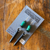Glass & Pearl Earrings by Heliotrope