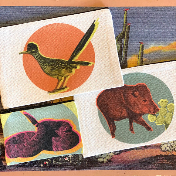 Desert Animal Pouches by AURE