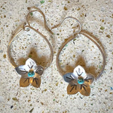 Palo Verde Blossom Hoop Earrings by Cactus Bloom Design