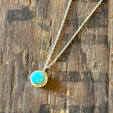 Dainty Turquoise Pendant by Lumenrose