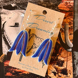 Desert Dreaming Ceramic Earrings by Tough Kitty Designs