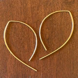 Wishbone Earrings by Lumenrose