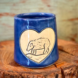 Hand Carved Sipping Cups by Crooked Tree Ceramics
