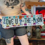 License Plate Signs by the Lost Highway Sign Company