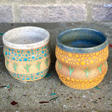 Polka Dot Saguaro Cups by Mehgan on the Moon