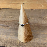 Black Onyx Rings by Forged Silver Dust