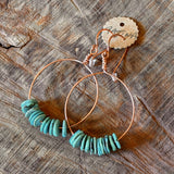 Gemstone and Turquoise Earrings by Patina Jewelry