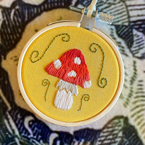 Hand Stitched Ornaments by Mehgan on the Moon
