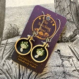 Cross-stitched Earrings by The Stitching Hour