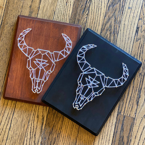 Cow Skulls by String & Stencil*