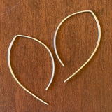 Wishbone Earrings by Lumenrose