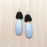 Enameled Two-Piece Earrings by Little Toro Designs
